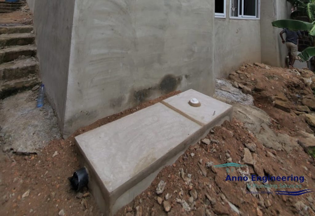picture of a Biofil Digesters outside of building.